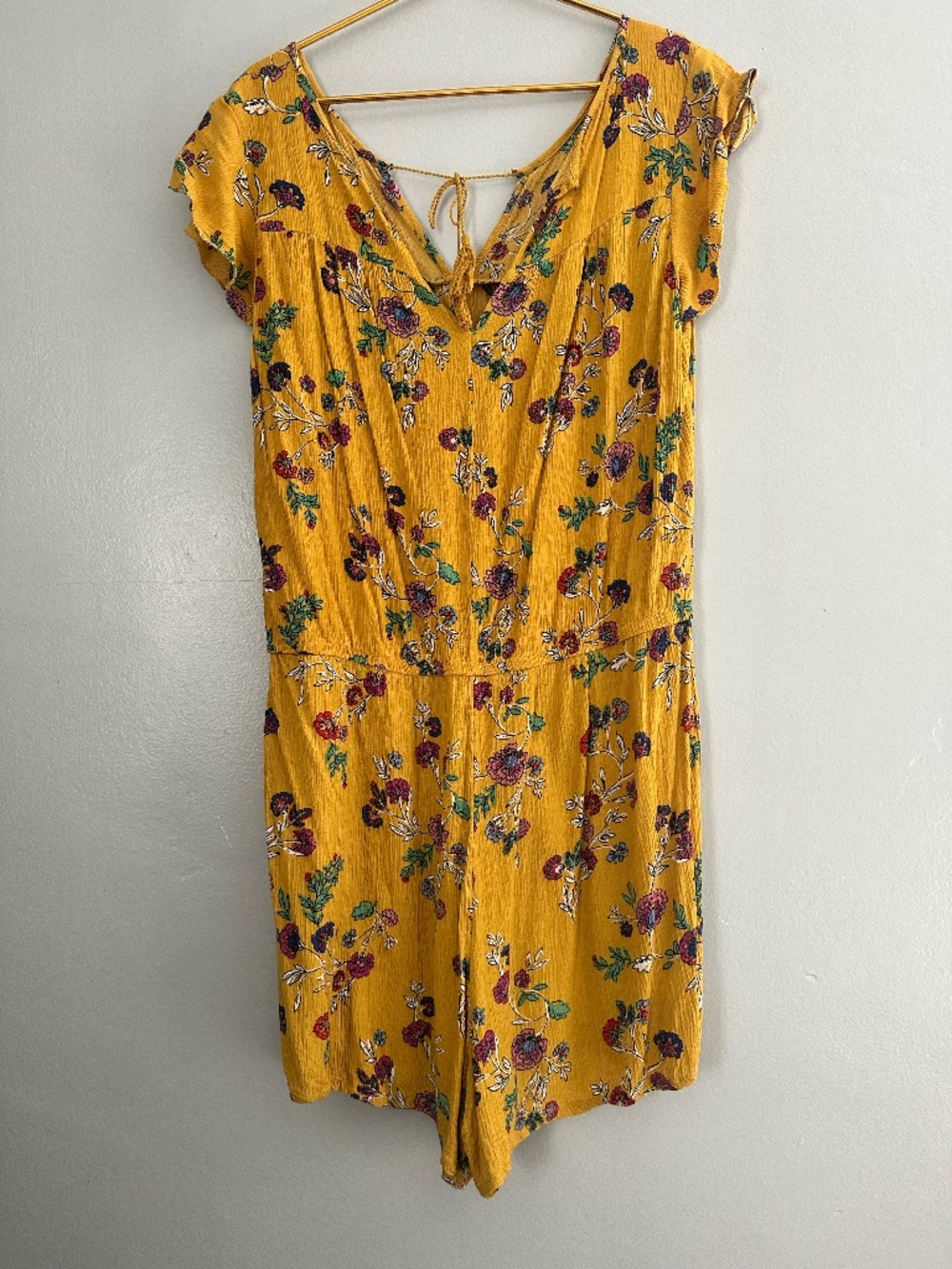 Old Navy Yellow Floral Romper